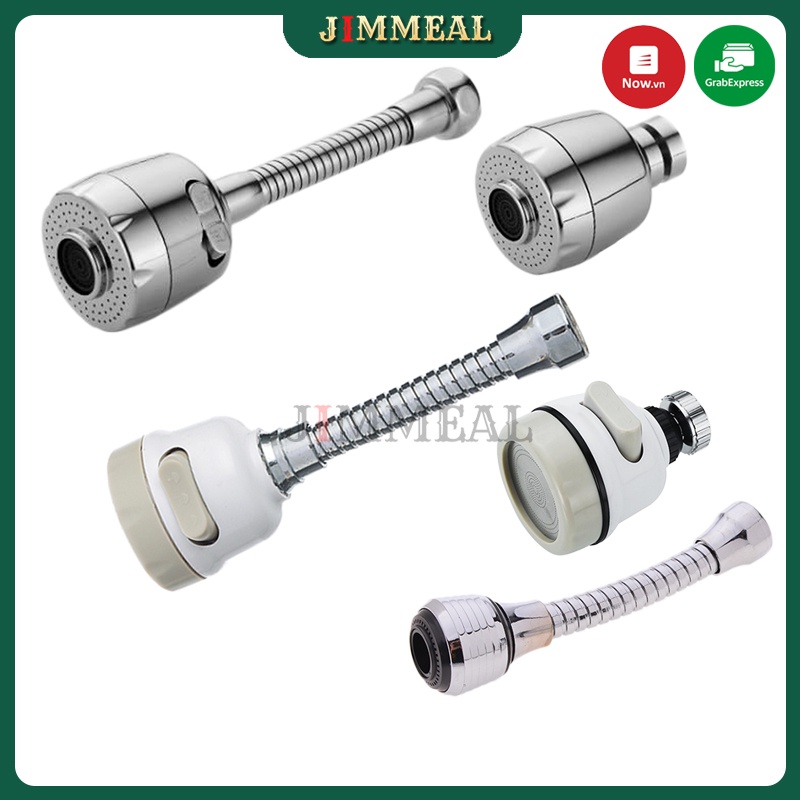 Đầu Vòi Xịt Nước Tăng Áp Cho Vòi Bồn Rửa, Vòi Rửa Chén, Đầu Nối Vòi Rửa Bát Tăng Áp Xoay 360 Độ 2Chế Độ , 3Chế Độ Phun