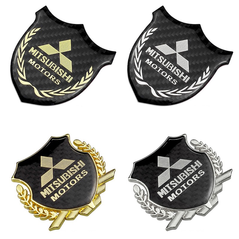 Nhãn dán trang trí xe hơi sợi carbon chuyên dụng cho Mitsubishi ASX Outlander Lancer Pajero Eclipse