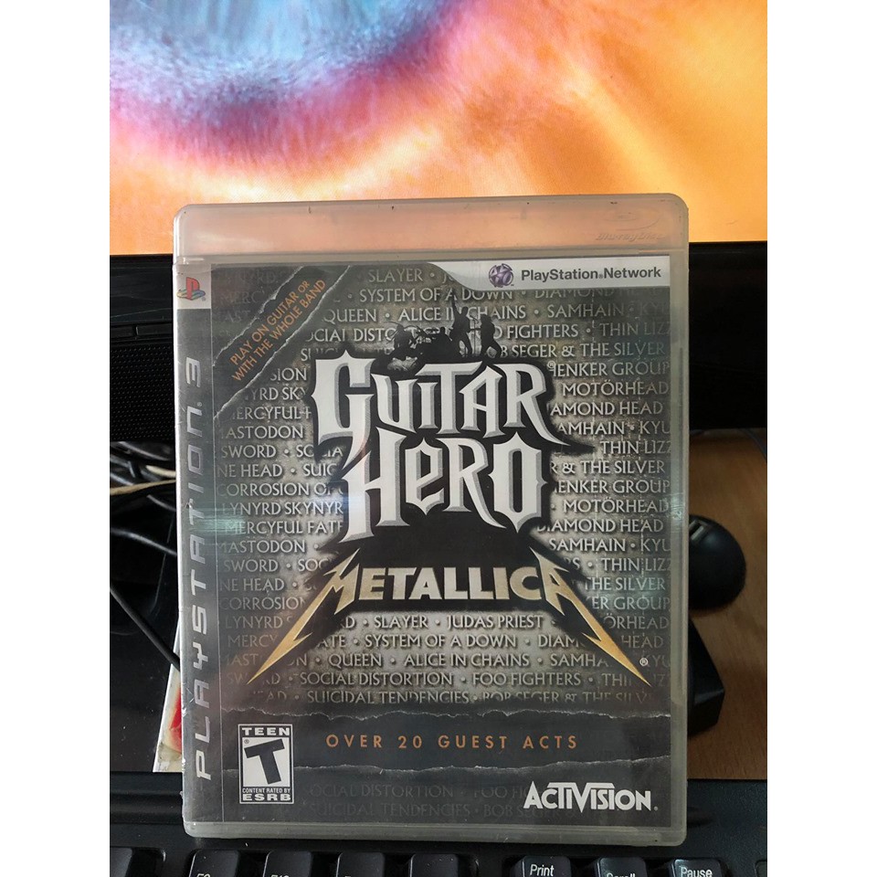 Đĩa Game Ps3 : Guitar Hero Metallica