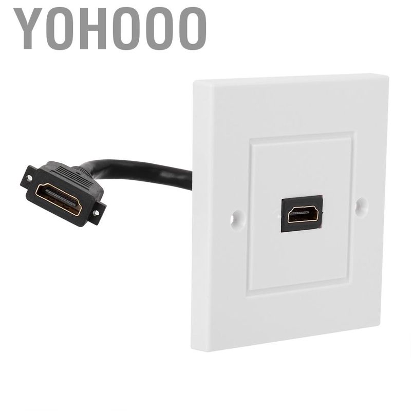 Ổ Cắm Hdmi Gắn Tường Yohooo Kèm Cáp