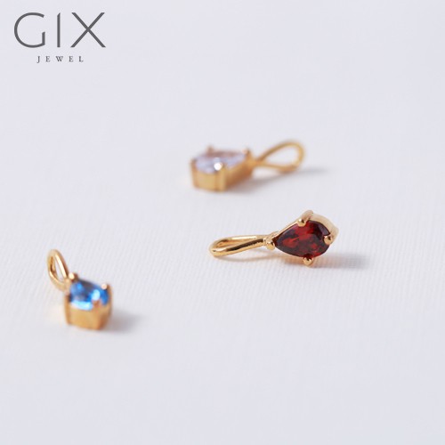 Mặt dây chuyền đá hình giọt nước cao cấp Gix Jewel MDC12