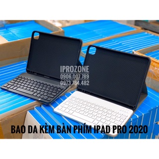 Bao da kèm bàn phím cho IPad Pro 11 inch 2020 / 12.9 inch 2020 kết nối bluetooth