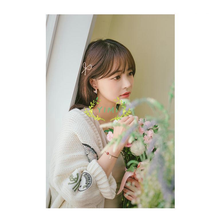 Kẹp Tóc Hình Tam Giác Màu Vàng Cho Nữ