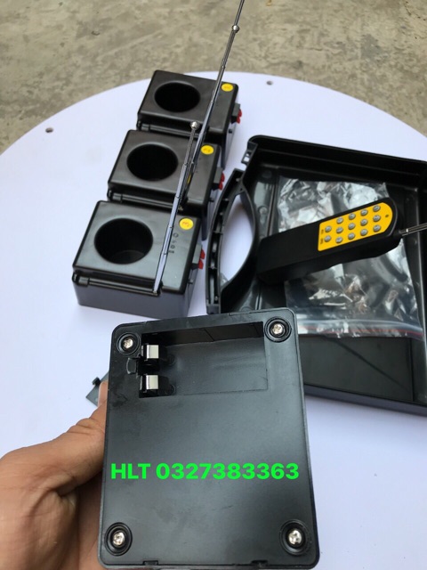 Kích pháo điện 9v bộ 4 đế