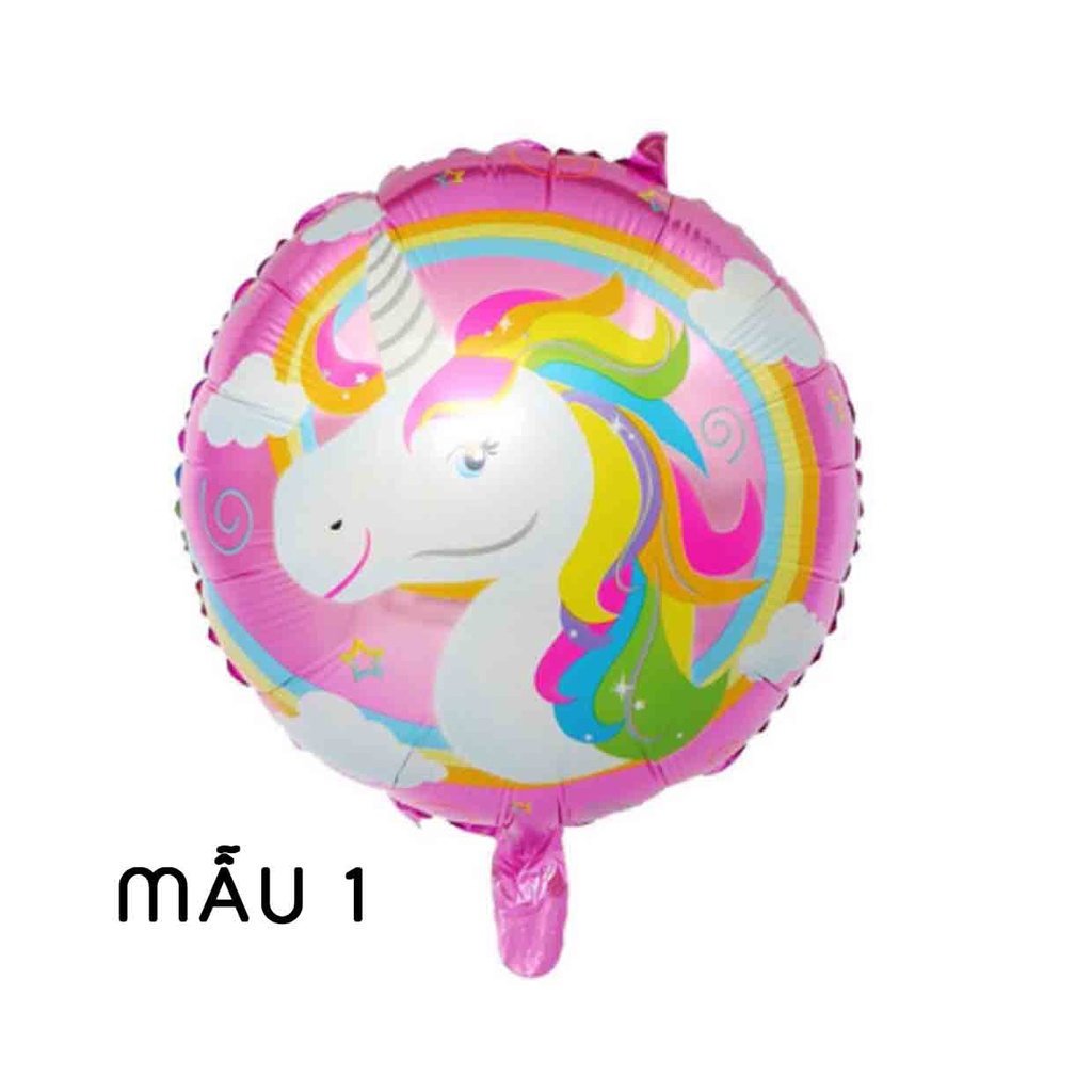 Bóng ngựa pony unicorn 4D nguyên con trang trí 70cm