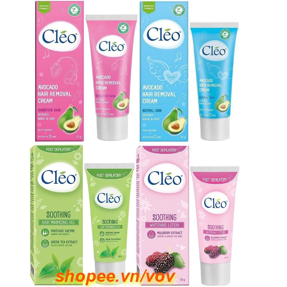 Tẩy Lông Cho Da Nhạy Cảm Cleo Avocado Hair Removal Cream Sensitive Skin 50g 100% Chính Hãng,vov Cung Cấp & Bảo Trợ. | BigBuy360 - bigbuy360.vn