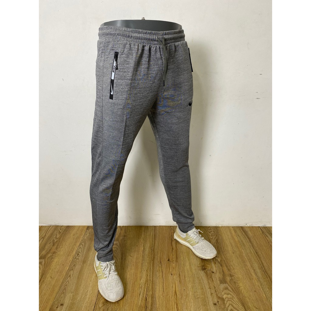 Quần thun thể thao dài mặc tập GYM túi khóa kéo chất polyester nam nữ mặc được - XK106 | BigBuy360 - bigbuy360.vn