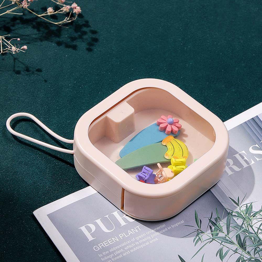 Hộp Đựng Đồ Để Bàn Màu Trơn Chống Bụi Có Nắp Đậy Tiện Dụng