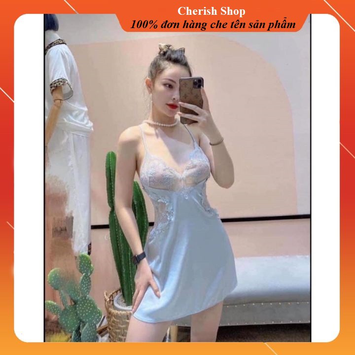 (M.33) Váy ngủ sexy có đệm và gọng ngực cao cấp Đầm mặc nhà gợi cảm quyến rũ | BigBuy360 - bigbuy360.vn