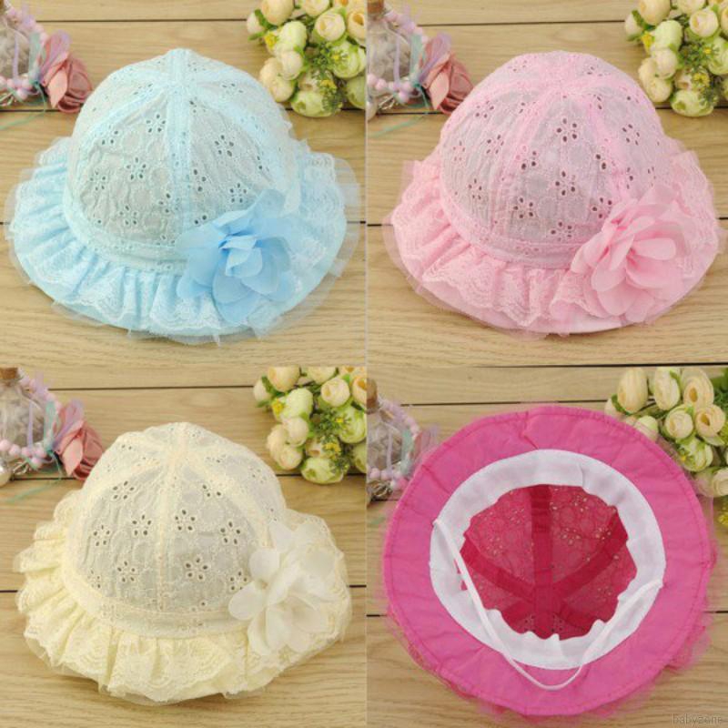 Nón Vành Phối Ren Xinh Xắn Dành Cho Bé
