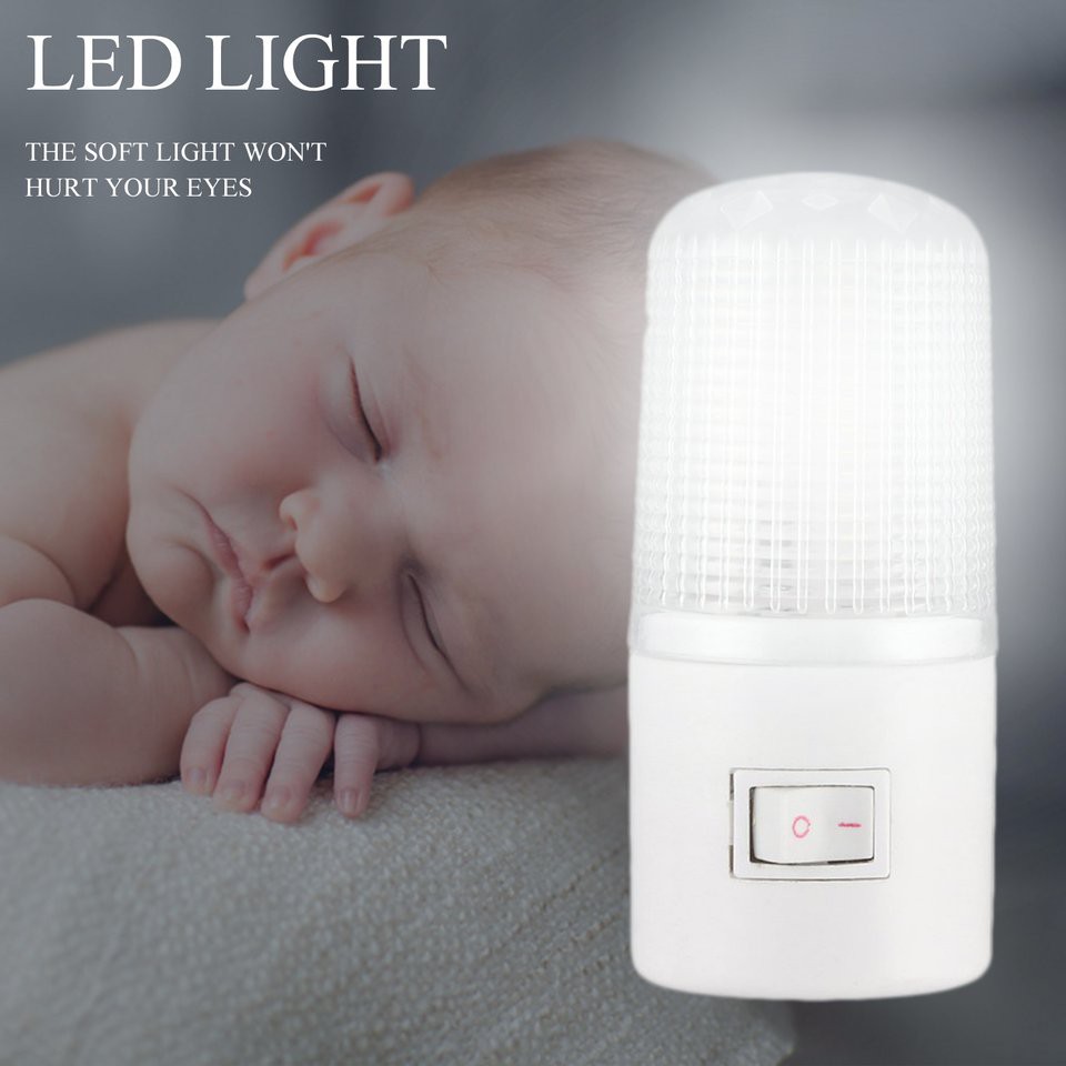 Đèn LED Gắn Tường Phòng Ngủ Đèn Ngủ Phích cắm Bóng Đèn 1W