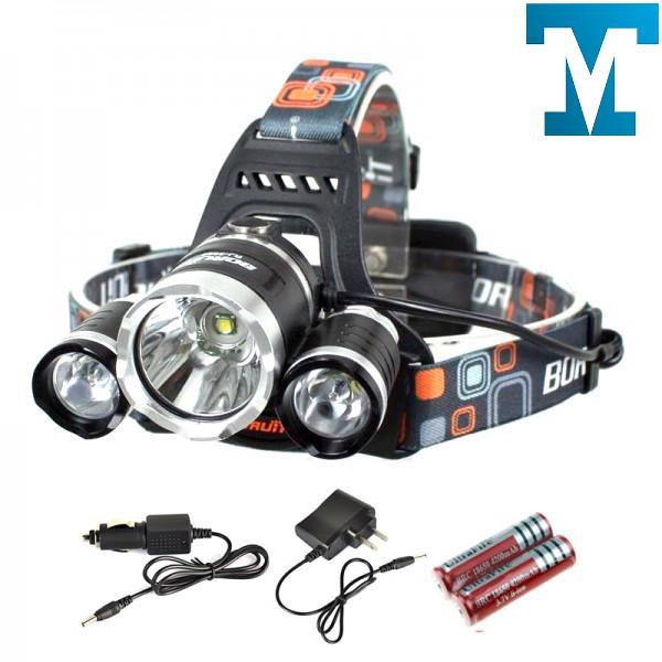 💥[FREESHIP]💥 Đèn Pin Đội Đầu Siêu Sáng HIGH POWER HEADLAMP T6 Chính Hãng - Bảo hành 6 tháng