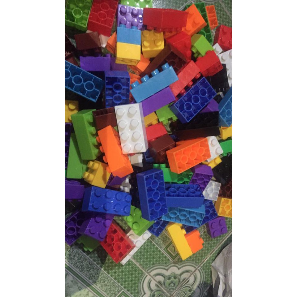 Đồ chơi cân - xếp hình tông cai lego vuông to 1kg