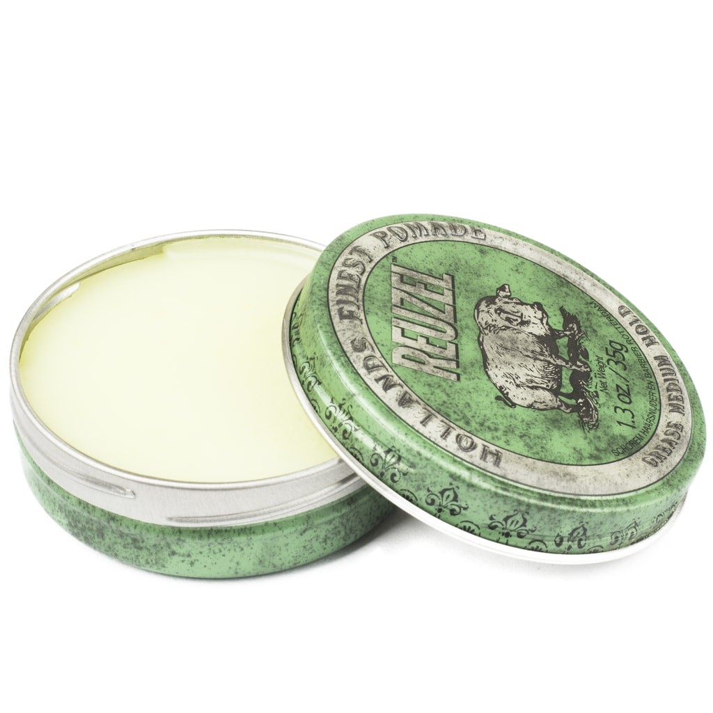 (Chính hãng )Sáp giữ nếp trung bình độ bóng vừa Green Pomade Grease REUZEL 340gr