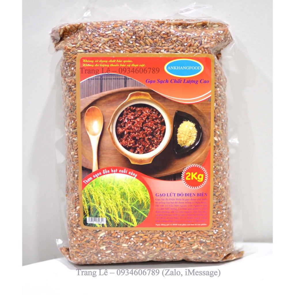 Gạo lứt dẻo Điện Biên túi 2kg