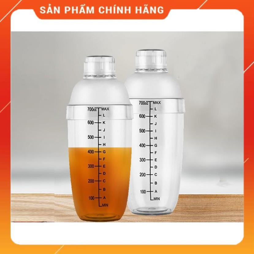 Bình Lắc Shaker Nhựa 530ML - 700ML - 1000 ML loại tốt - Bình 700 ML loại tốt