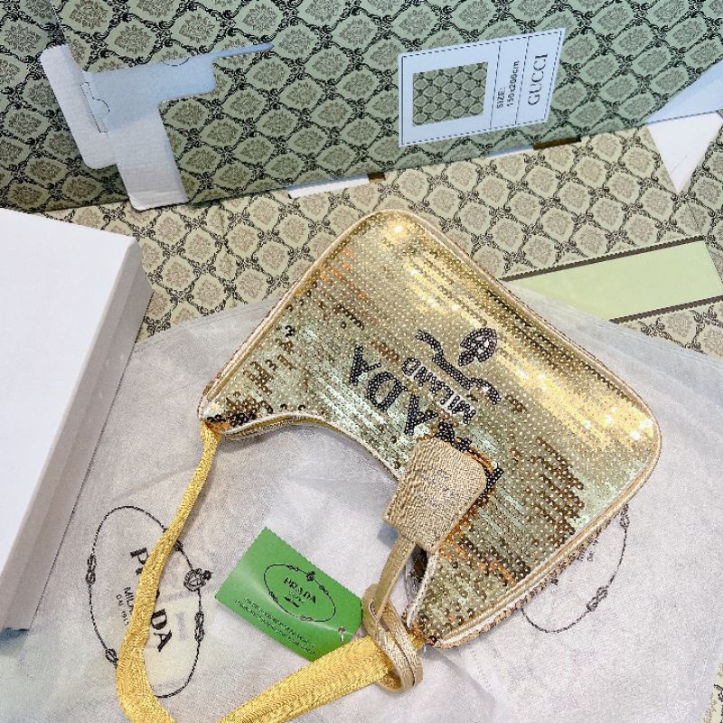 TÚI PRADA CẮP NÁCH SUPER FULL BOX SZ 22