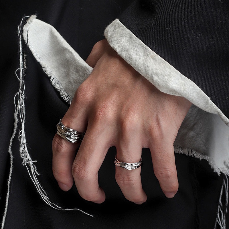 Nhẫn hở kiểu dáng độc đáo phong cách Hàn Quốc retro 19A1487 dễ phối đồ