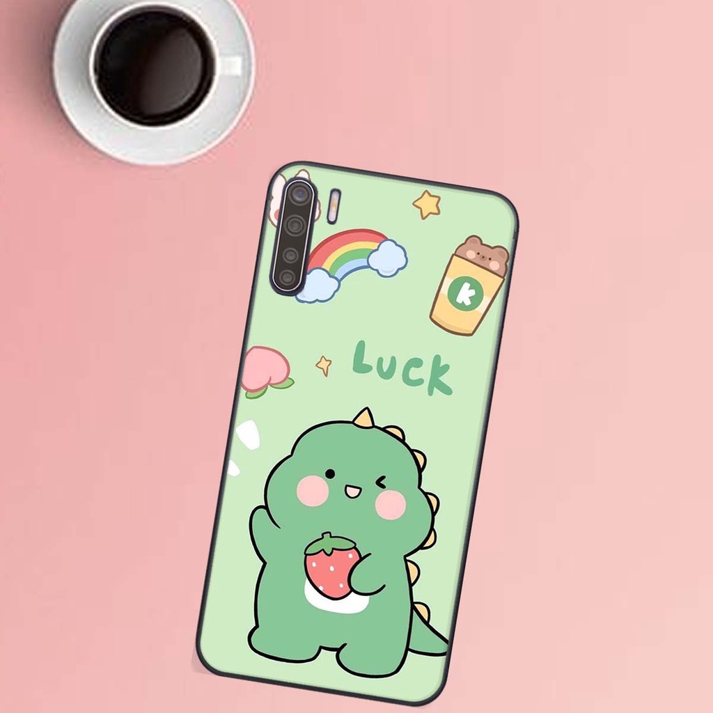 Ốp lưng Oppo A91 / RENO 3 in hình khủng long , gấu nâu xinh xắn, siêu cute  mà còn vô cùng RẺ -ĐẸP