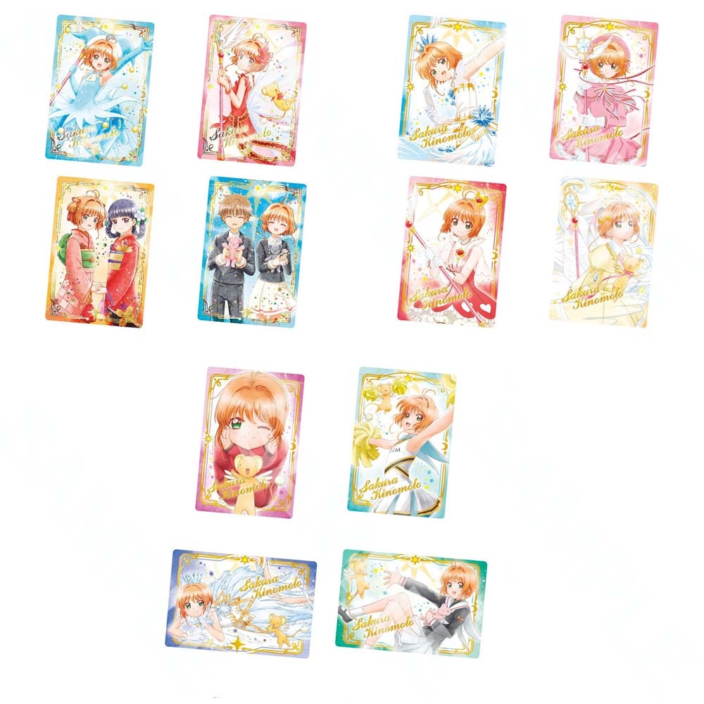 M1 Ảnh card bo góc in hình THỦ LĨNH THẺ BÀI Cardcaptor Sakura thẻ bo viền