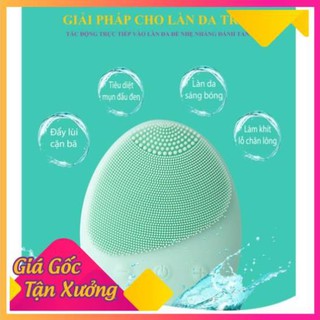 [BH 1 đổi 1] Máy Rửa Mặt Chính Hãng AIKEDILI FACIAL SILICONE CLEANSING LIGHT THERAPHY