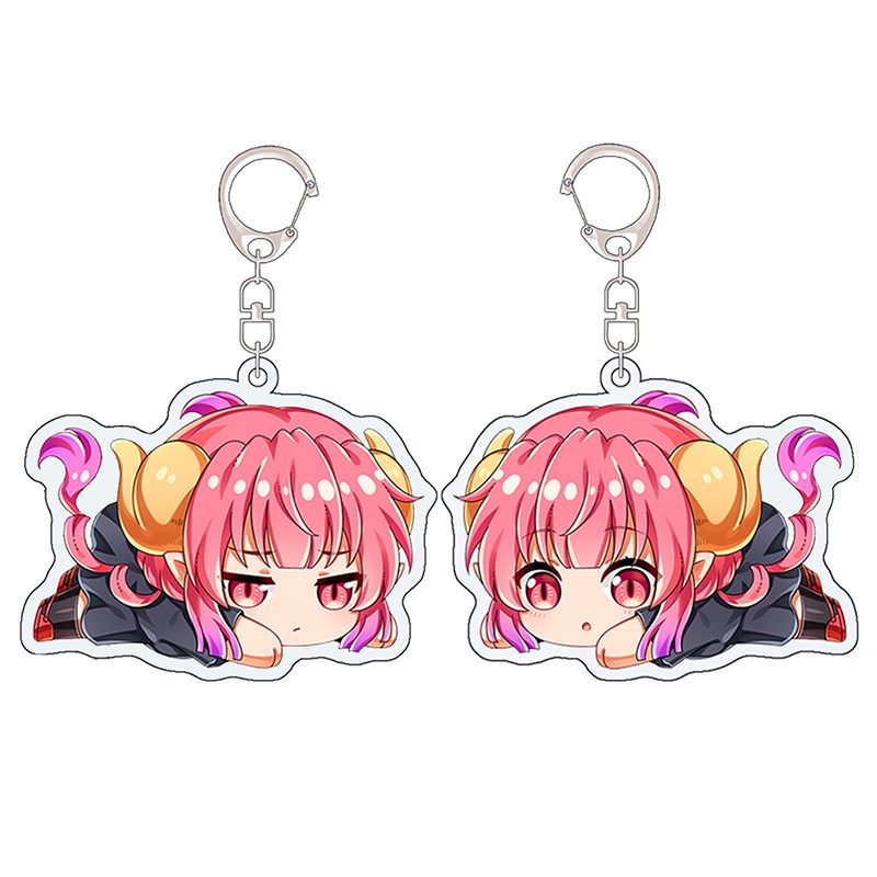 1 móc khóa nhựa acrylic hình nhân vật anime Kobayashi San Chi No Maid Dragon Maid Kanna Kamui
