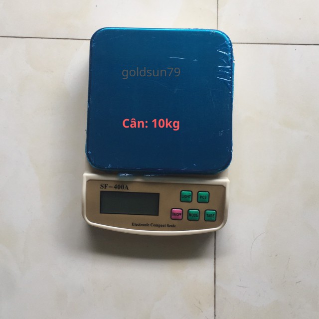 [Hàng Mới] Cân điện tử nhà bếp dùng để cân nguyên liệu thực phẩm bàn nhỏ SF-400A-10kg dùng ( pin tiểu ) Sẵn Hàng