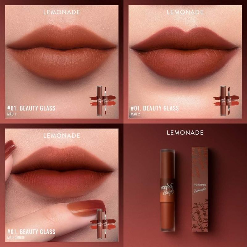 SON KEM LÌ PERFECT COUPLE LIP FASHIONISTAR LEMONADE x CHÂU BÙI