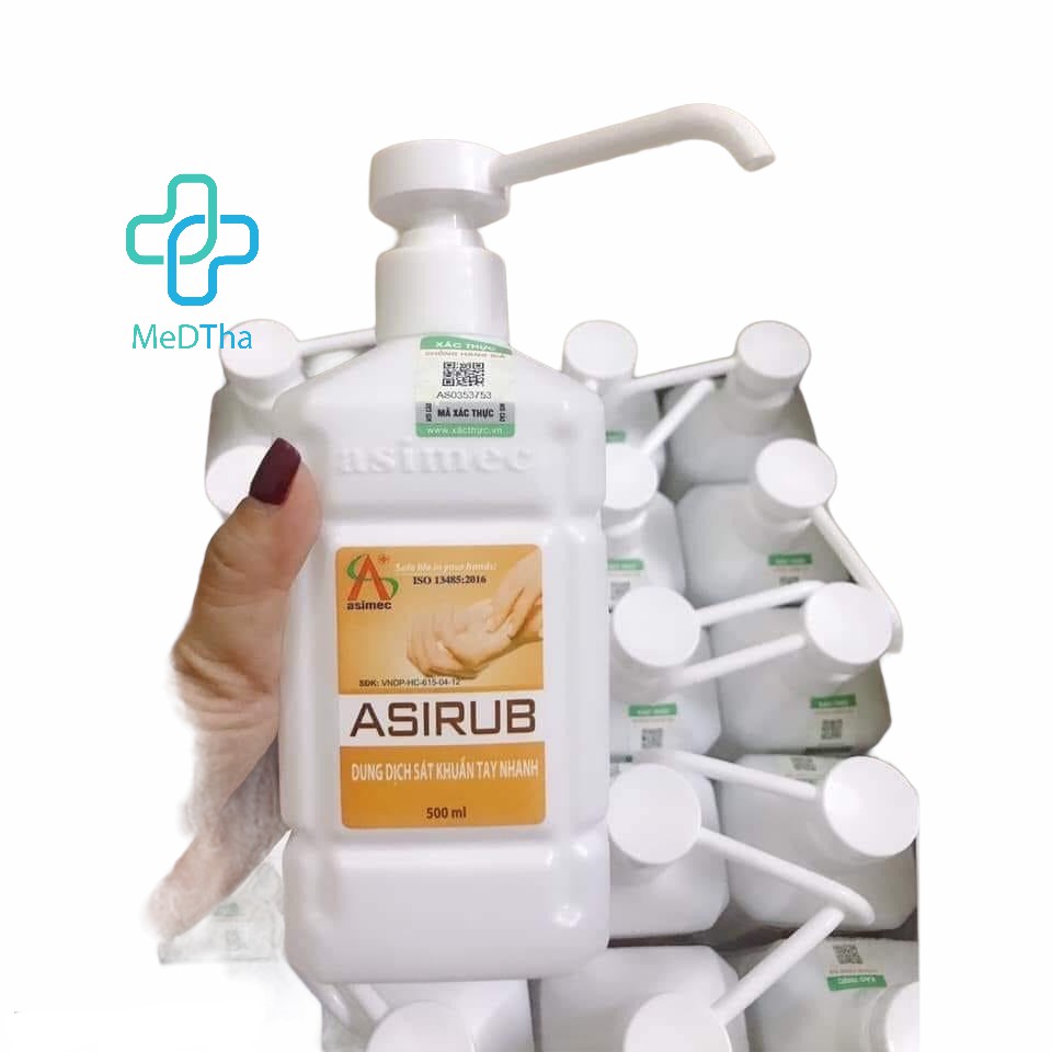 Nước Rửa Tay Khô Sát Khuẩn ASIRUB Chai 500ml [Chính hãng]