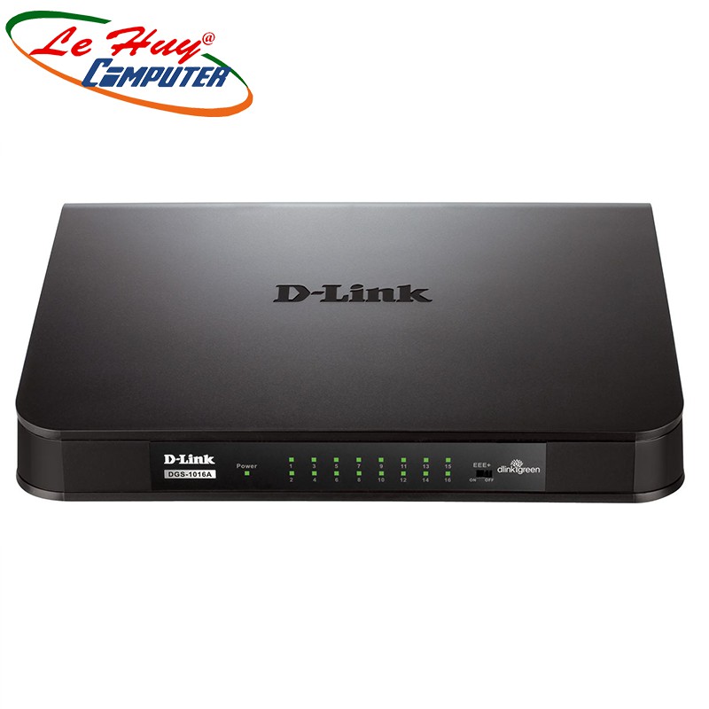 Bộ Chia Mạng Switch 16 Cổng 10-100M DLink DES-1016A - Hàng Chính Hãng