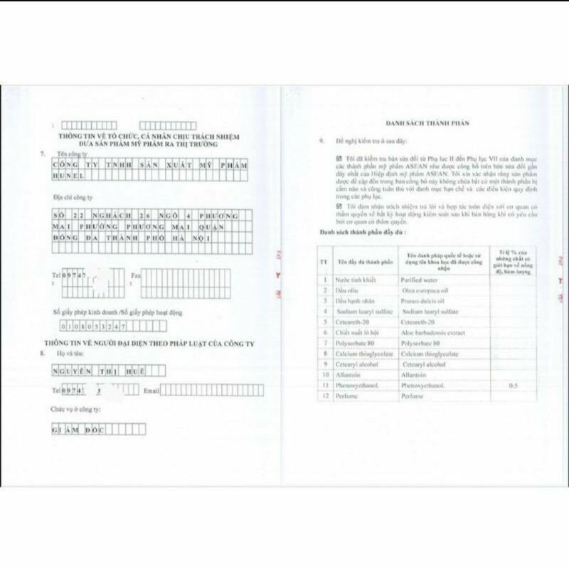 BỘ MỸ PHẨM HOÀNG CUNG HỒNG 5IN1