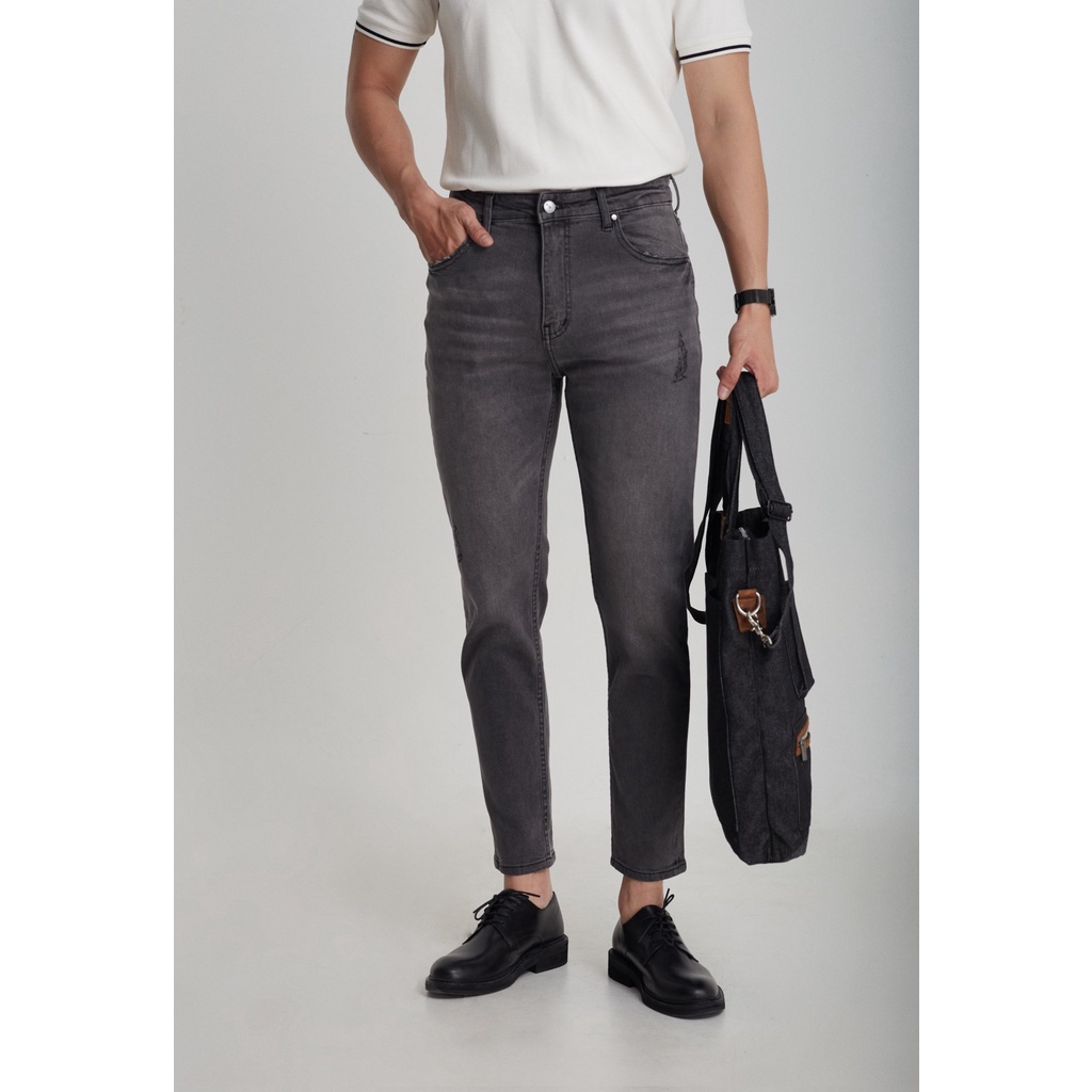 Quần jean nam BEN &amp; TOD SL2141BB025 trơn đơn giản, co giãn 4 chiều, cao cấp, dày dặn