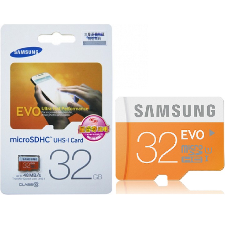 Thẻ nhớ Samsung 32GB – MicroSD SAMSUNG EVO PLUS 32GB – CHÍNH HÃNG – Bảo hành 5 năm – Kèm Adapter