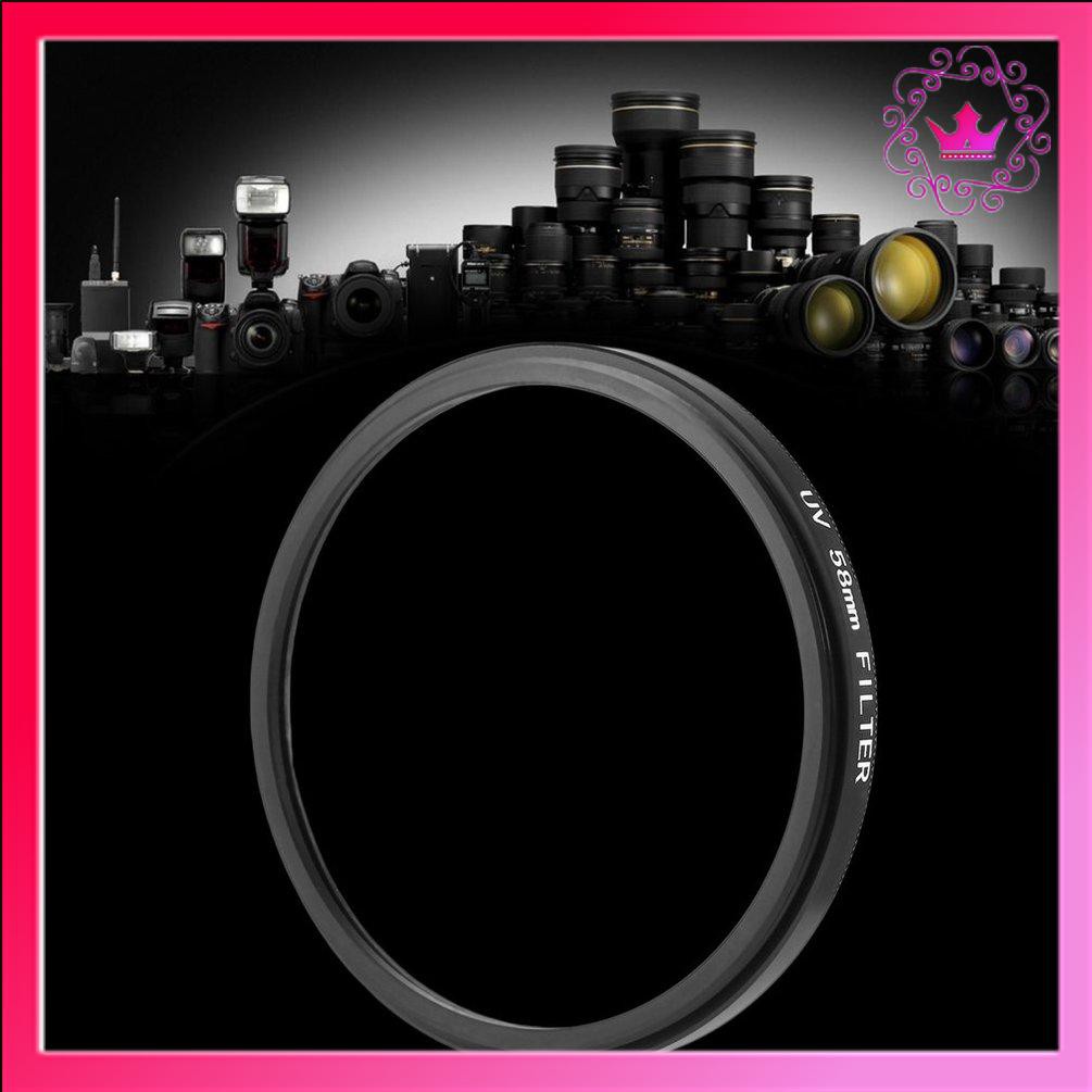 ⚛58mm UV Ultra-Violet Haze Dslr Camera Glass metal Lens Filter Lens Protector