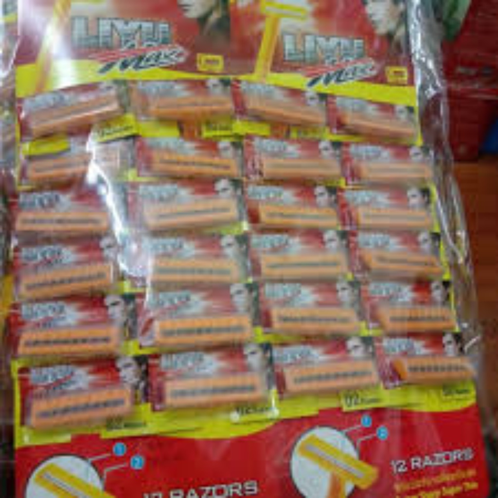 Dao cạo râu 2 lưỡi LIYU  MAX vỉ 12-24  cây