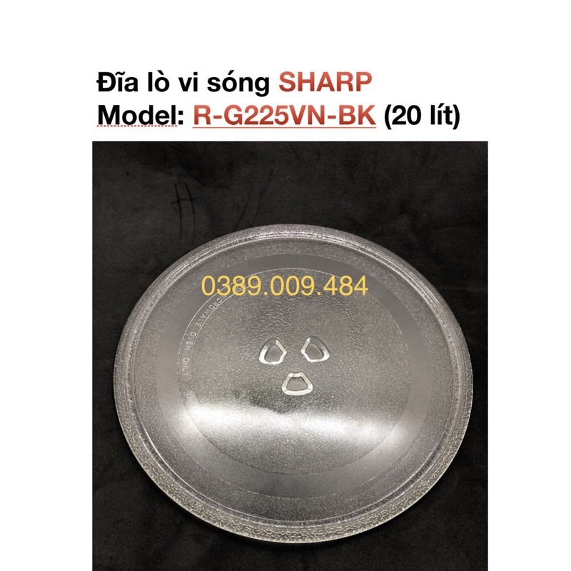 Đĩa lò vi sóng Sharp R-G225VN-BK (20 lít) chính hãng