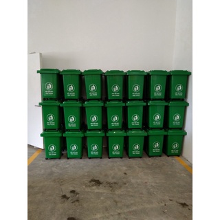 Thùng rác nhựa công nghiệp 60 lít nhựa hdpe có bánh xe
