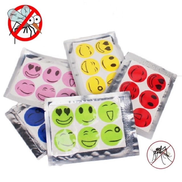 Bộ 6 Miếng Dán Thành Phần Thực Vật Tự Nhiên Chống Muỗi Cho Bé