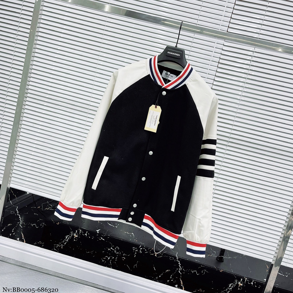 Áo Khoác Bomber Nam Thom Hình Thêu Bông Cá Heo Cực Chất . Áo Khoác Bomber Nam Nữ Thom Cao Cấp - MINH TÂY STORE