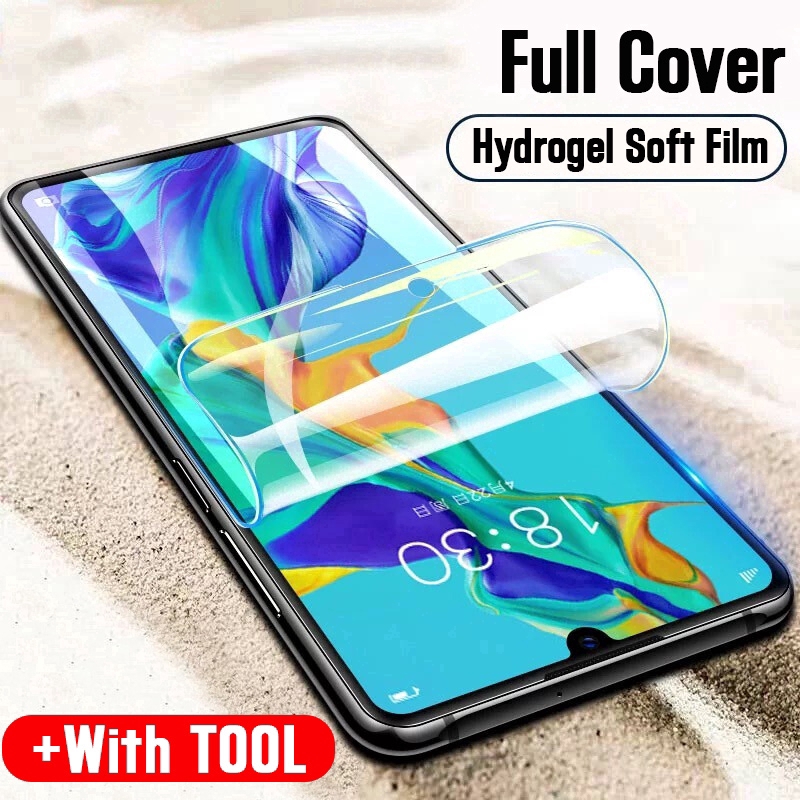 Miếng film hydrogel dán bảo vệ toàn màn hình cho Huawei P40 P30 P20 Mate 30 20 Pro Lite 20X