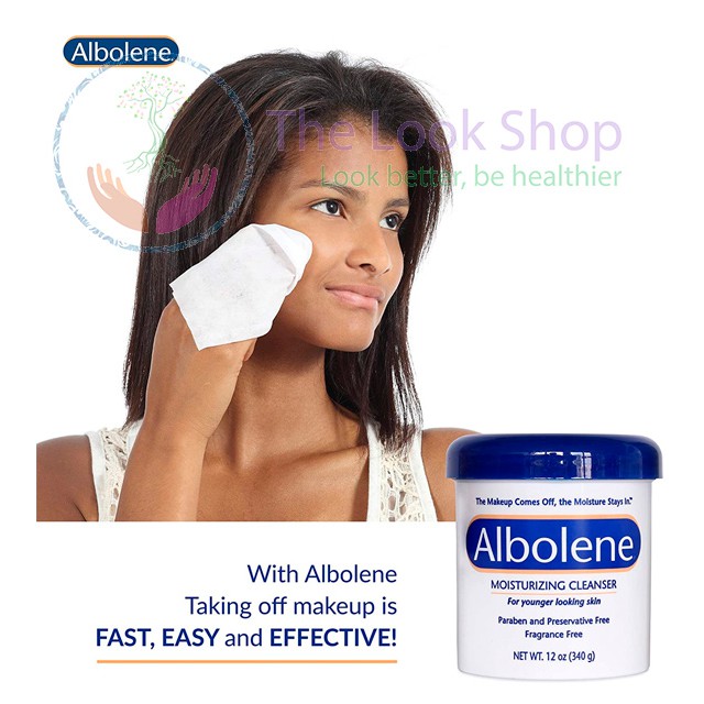 Khoáng tẩy trang Albolene USA- Tẩy trang, dưỡng ẩm tự nhiên, giúp da trông trẻ hơn