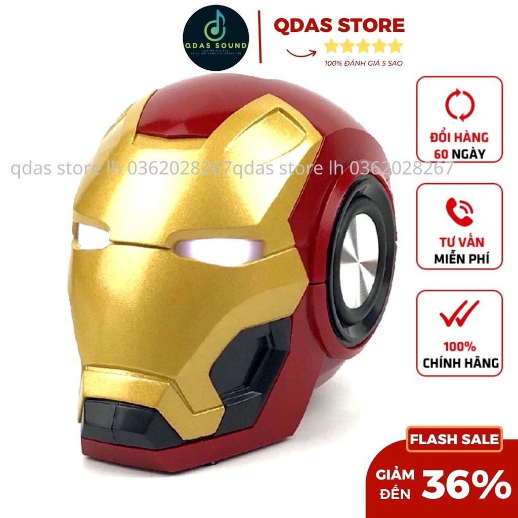 Loa bluetooth iron man Loa bluetooth người sắt hỗ trợ usb thẻ nhớ bảo hành 24 tháng