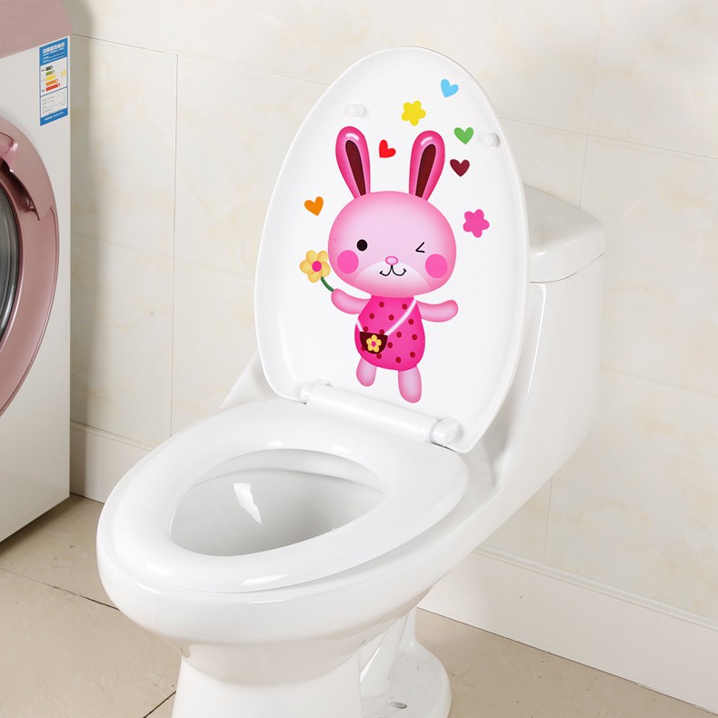 Miếng dán trang trí bồn cầu