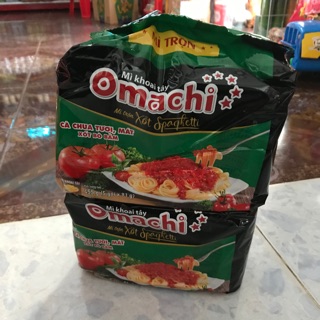 1 bịch 5 gói omachi sốt spaghetti