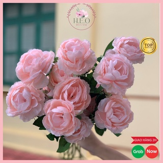 Mua Hoa hồng trà Heodecor HL004  hoa lụa decor cao cấp