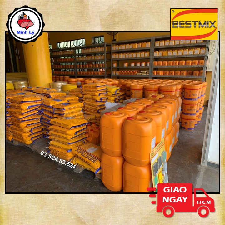 Can 5 Lít Phụ Gia Siêu Dẻo Super R7 Tăng Cường Độ Cho Bê Tông Bestmix Tương Đương Với Sikament R-7 N Hãng Sika