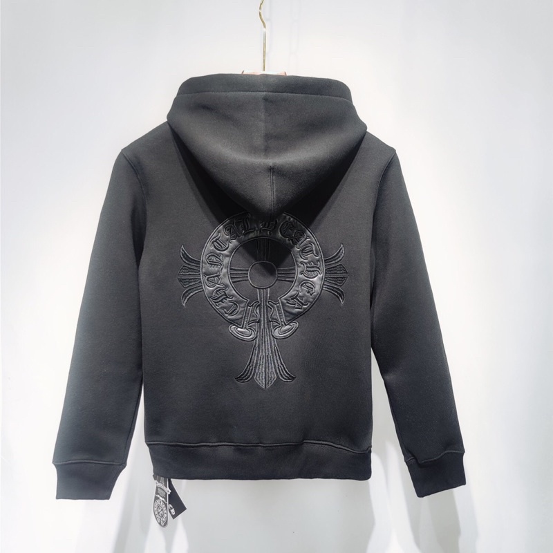 Áo khoác nỉ bên trong lớp nhung mềm mại ấm áp thương hiệu Chrome Hearts 2021 cao cấp