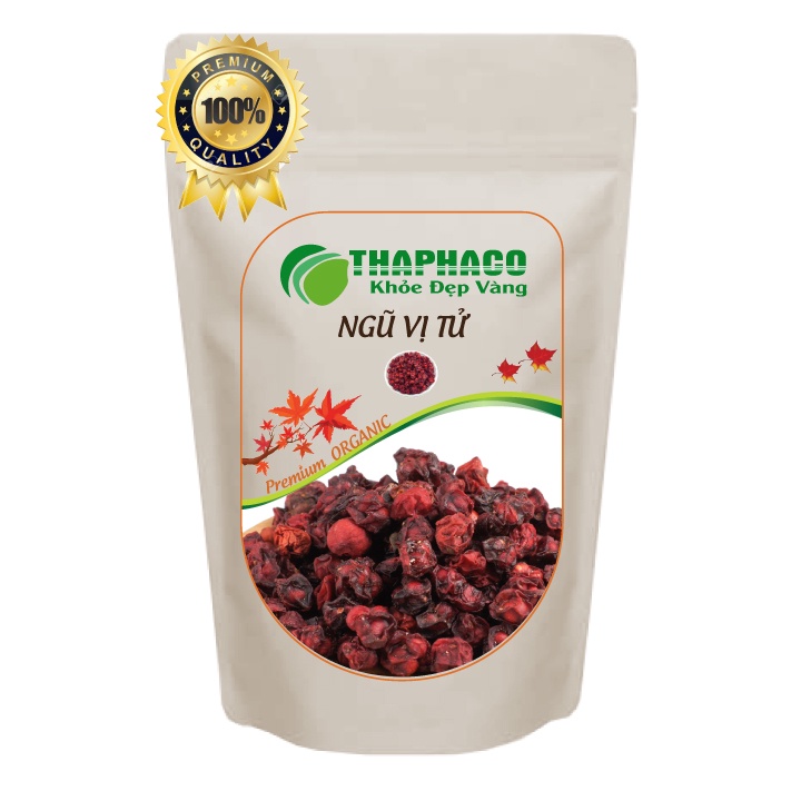Ngũ Vị Tử Sấy Khô Nguyên Chất - Hàng Loại 1 - Túi Zip 100gram - THAPHACO