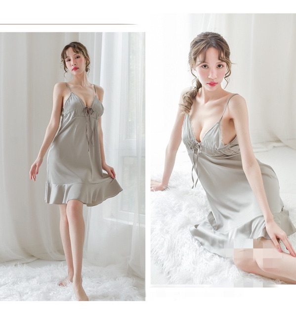 [KÈM ẢNH THẬT] SX 572 - váy ngủ lụa satin cao cấp - đầm ngủ gợi cảm -kellywang | BigBuy360 - bigbuy360.vn