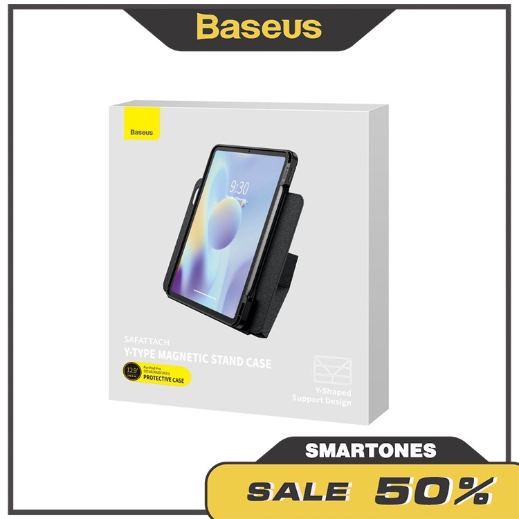 Ốp lưng bao da iPad Baseus Safattach Y-Type Magnetic Stand cho iPad Pro 11'' 12.9''   Air